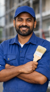 portraits of talented painters at work